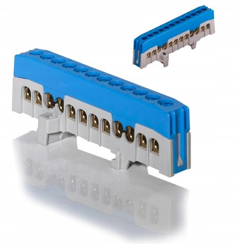 TRYTYT Mostek Listwa Zaciskowa Zacisk Rozgałęźny Izolowany 63A 12x1-16 mm²