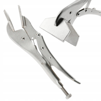 Szczypce Spawalnicze Zaciskowe Płaskie Z Regulacją 240 x 100 mm Hoegert