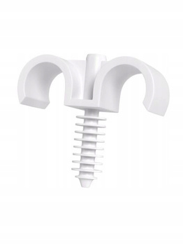 Uchwyt Podwójny RING BIS do Rury PCV PESCHEL Zestaw 50 sztuk Ø 22mm