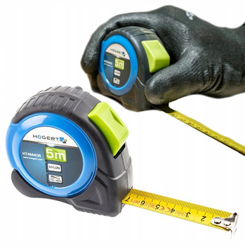 Miara Taśma Zwijana Miarka 5m 19mm Dwustronna Hoegert