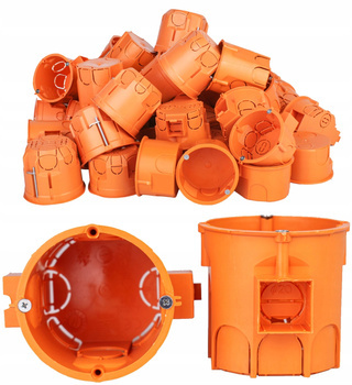 Puszka Elektryczna podtynkowa Głęboka PK60 do Łączenia 110szt