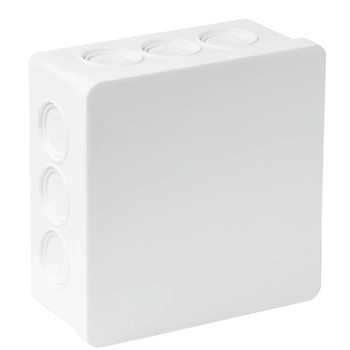 VIPLAST Puszka Natynkowa Hermetyczna 12-Wlotowa 86x86x40 mm Biały 1szt