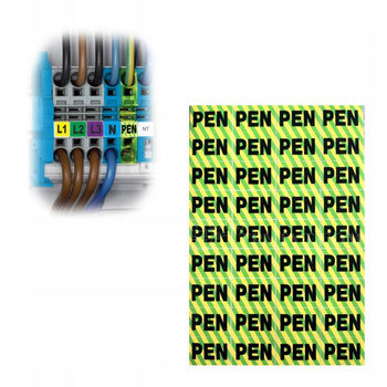 Znak Samoprzylepny Oznaczenie PEN Naklejka 36 Szt