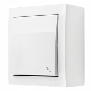 SIMON AquaClick Włącznik Schodowy 1x Natynkowy 10A