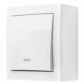 SIMON AquaClick Włącznik Podświetlany Hermetyczny