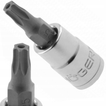 Nasadka Z Końcówką Wkrętakową Bit Torx Z Otworem 1/4" 27 mm Hoegert