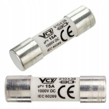 VCX Wkładka Bezpiecznikowa Topikowa Solarna 15A DC