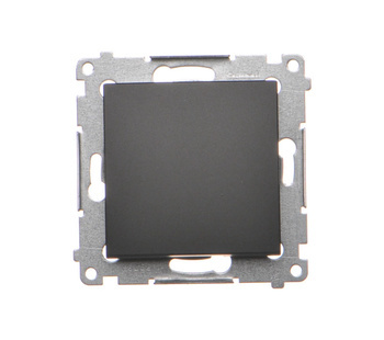 SIMON 54 Przycisk Pojedynczy Zwierny 1x CZARNY MAT