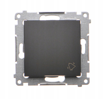 SIMON 54 Przycisk Dzwonkowy Dzwonek 1x CZARNY MAT