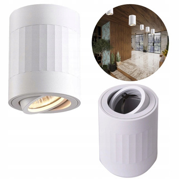 Oprawa Halogenowa Sufitowa Ruchoma Gwint GU10 Biała