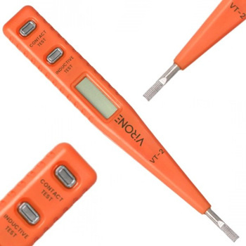 Elektroniczny Próbnik Tester Napięcia 5w1 12-250V Pomiar Polaryzacja DC