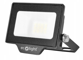 EcoLight Naświetlacz LED Zewnętrzny Wewnętrzny Halogen 10W 3000K do Garażu