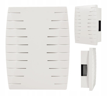 ZAMEL Dzwonek do drzwi Gong dwutonowy TURBO Biały