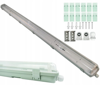 Hermetyczna Oprawa Oświetleniowa do tub LED T8 Natynkowa 2x 150cm do Garażu
