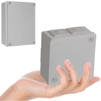 VIPLAST Puszka Natynkowa Hermetyczna 6-Wlotowa 86x86x40 mm Popiel 1szt