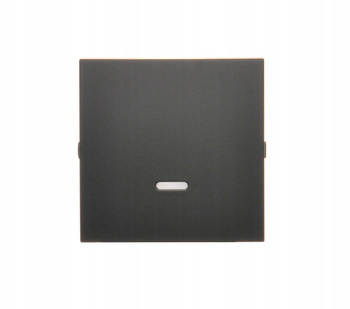 SIMON 54 Klawisz Pojedynczy do Łącznika Przycisku Podświetlanego LED CZARNY