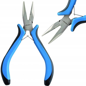 HOEGERT Szczypce Kombinerki Precyzyjne Wydłużone Proste 130 mm 50 - 55 HRC