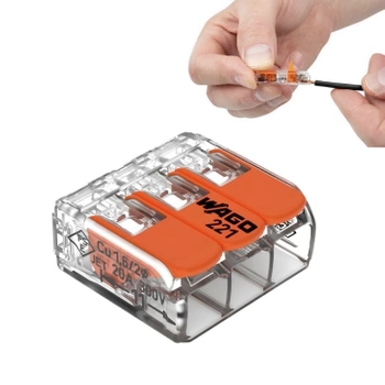 WAGO 221-413 Szybkozłączka Złączka 3x0.4-4mm 1 szt