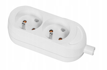 ORNO Gniazdo wtyczkowe 2x z uziemieniem GN-270