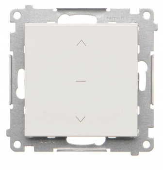 Simon 55 Przycisk Roletowy Zwierny 10A Biały MAT