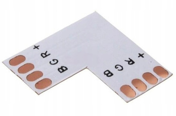 Złączka do Taśm LED 10mm RGB kątowa