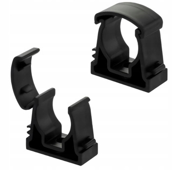 AKS Uchwyt Zamykany Uniwersalny do rur 32mm UZU-32 Czarny 1szt