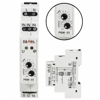 ZAMEL Przekaźnik bistabilny czasowy TH35 PBM-03