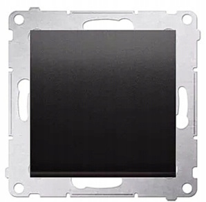 Simon 54 Włącznik Łącznik Pojedynczy 1x CZARNY MAT