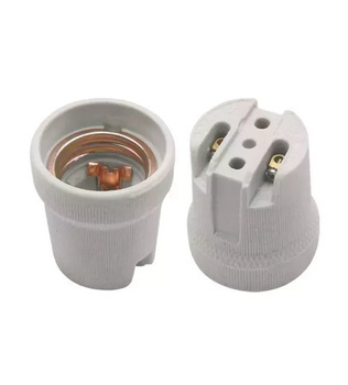 KANLUX  Oprawka Ceramiczna HLDR-E27 do Źródła Światła Duży Gwint