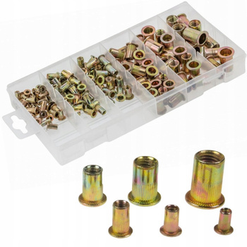 HOEGERT Nitonakrętki Zestaw Nitonakrętek 150szt