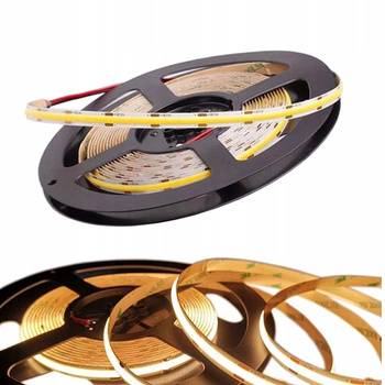 Taśma LED Jednolite Światło 35W Rolka 5m Ciepłe Światło Podświetlenie Mebli