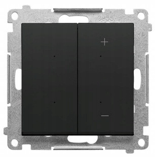 Simon 55 Ściemniacz do Pasków RGBW DIMMER 12-24V Sterowany WIFI Czarny Mat