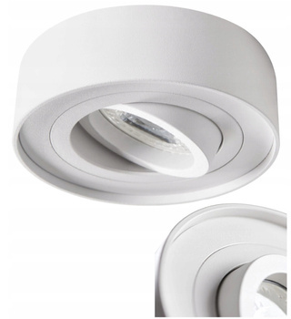 Kanlux Oczko Sufitowe LED Oprawa Natynkowa Ruchoma BORD 10W Biała