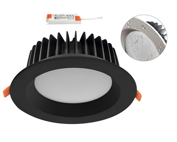 Kanlux Lampa Sufitowa LED Oprawa Oczko Podtynkowe TIBERI 30W IP44 Czarna
