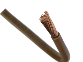 Przewód kabel okrągły elektryczny linka LGY 4mm2 brązowy 750V