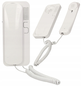 Słuchawka Domofon Unifon CYFRAL SMART Biały do instalacji Analogowych