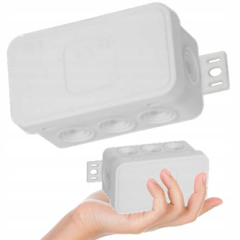 VIPLAST Puszka Natynkowa Hermetyczna Na Klik IP54 80x45x41 mm Biała 1 Szt
