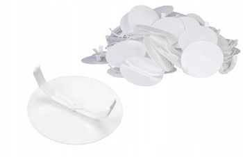 Zaślepka Dekiel Pokrywa Uniwersalna do Puszki 60-80mm Biała 50szt PAWBOL