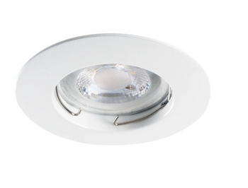 KANLUX Oczko Sufitowe LED Oprawka Oświetleniowa Punktowa LUTO GU10 Biała