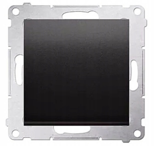 SIMON 54 Włącznik Schodowy Łącznik CZARNY MAT 10AX