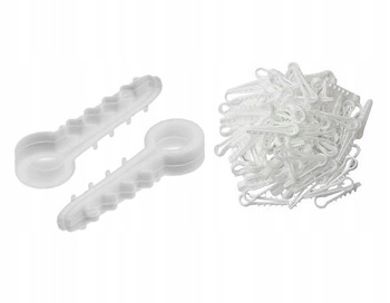 Uchwyt szybkiego montażu do przewodów Biały USMO 6  100szt.