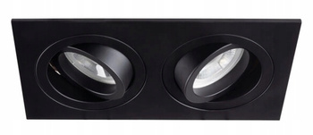 KANLUX Oprawa Sufitowa Ruchoma Oczko SEIDY Czarna Matowa