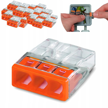 WAGO 2273-203 Szybkozłączka Złączka 3x2,5mm 25 szt