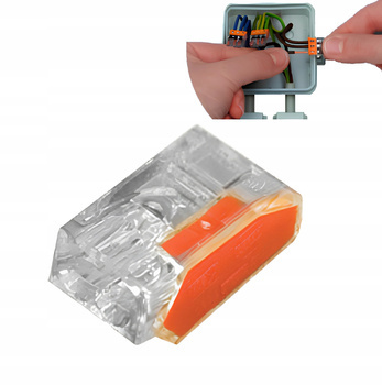 Szybkozłączka Złączka samozaciskowa WAGO 24A 450V 2x drut 2,5mm2