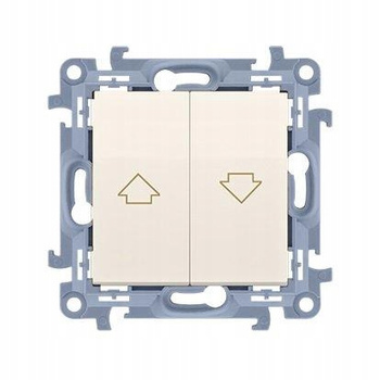 SIMON 10 Łącznik żaluzjowy KREMOWY