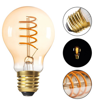 Żarówka Ozdobna Filament LED E27 4W=25W Super Warm