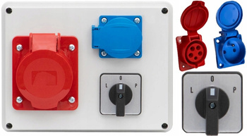 Rozdzielnica rozdzielnia budowlana elektryczna 32/5 230V L/P