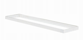 Ramka Zatrzaskowa Do Paneli LED Natynkowa 120x30cm Biała