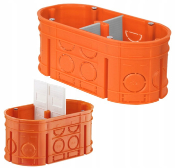 SIMET Puszka Elektryczna Podtynkowa 2x60mm