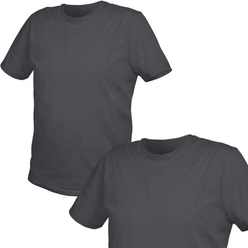 T-shirt Koszulka Bawełniana Grafitowa Uniwersalna Męska 3XL (58) Hoegert